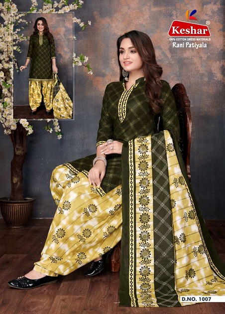 Rani Patiyala Vol-1 indo Cotton Patiyala Dress Material